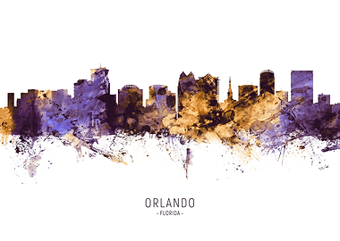Orlando Florida Skyline