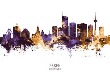 Essen Deutschland Skyline