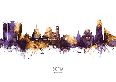 Sofia Bulgaria Skyline