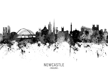 Newcastle England Skyline