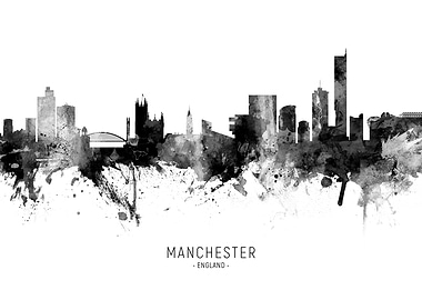Manchester England Skyline