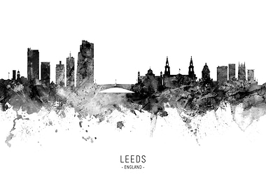 Leeds England Skyline