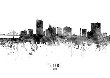 Toledo Ohio Skyline