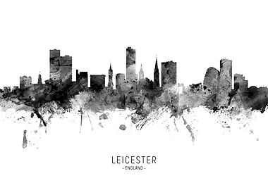 Leicester England Skyline