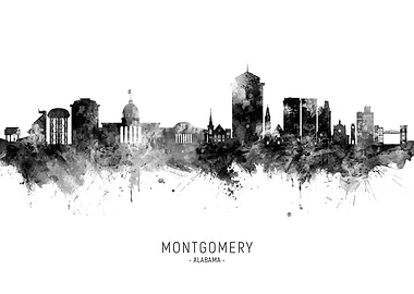 Montgomery Alabama Skyline
