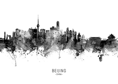 Beijing China Skyline