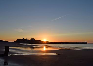 Peel Castle Sunset