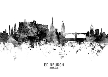 Edinburgh Scotland Skyline