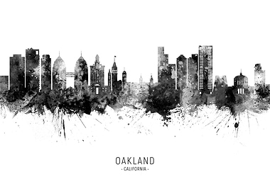Oakland California Skyline