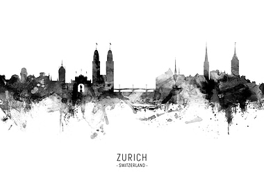 Zurich Switzerland Skyline