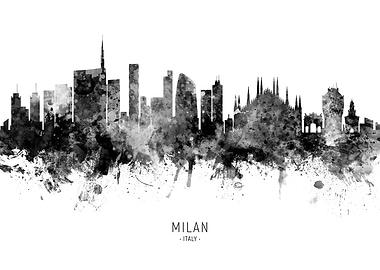 Milan Italy Skyline