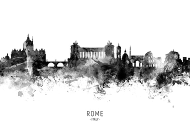 Rome Italy Skyline