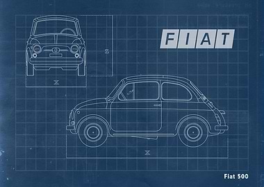 Fiat 500 Blueprint