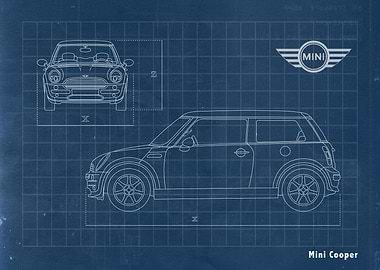 Mini Cooper Blueprint