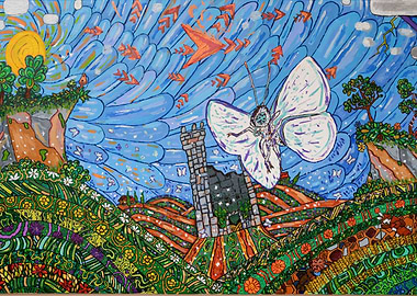 Butterfly mosaic