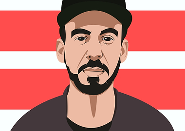 MikeShinoda in Cartoon