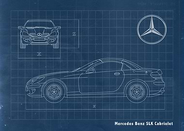 MercedesBenz SLK Blueprint