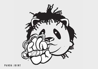 Panda joint T shirt design