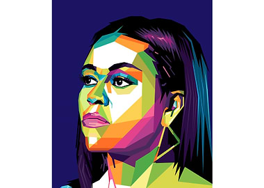 Michelle Obama pop art