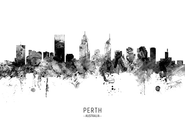 Perth Australia Skyline