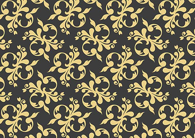 Golden ornament decoration