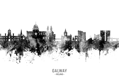 Galway Ireland Skyline