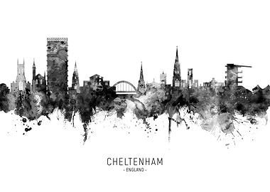 Cheltenham England Skyline