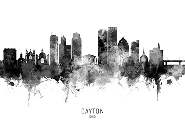 Dayton Ohio Skyline