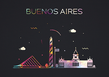 Buenos Aires City Skyline