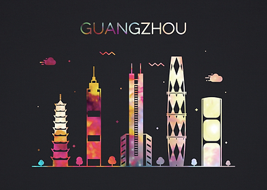 Guangzhou City Skyline Fun