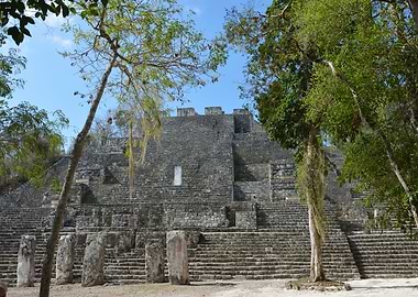 mayan temple yucatan mexi