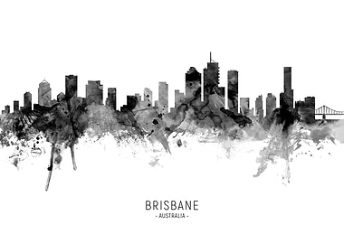 Brisbane Australia Skyline