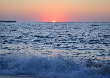 Sunrise at the seaside
