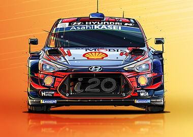 Hyundai i20 WRC Artwork