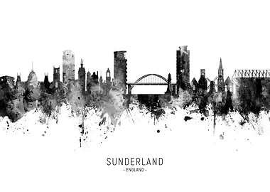 Sunderland England Skyline