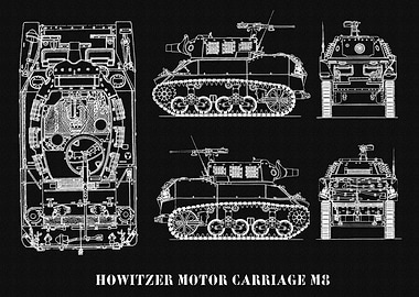 HOWITZER MOTOR CARRIAGE M8