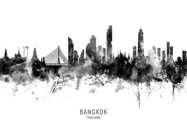 Bangkok Thailand Skyline