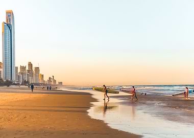 Sunset at Surfers Paradise