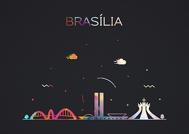 Brasilia City Skyline Fun
