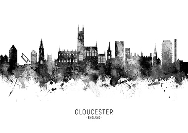 Gloucester England Skyline
