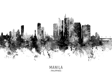 Manila Philippines Skyline