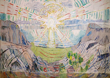 Edvard Munch The Sun
