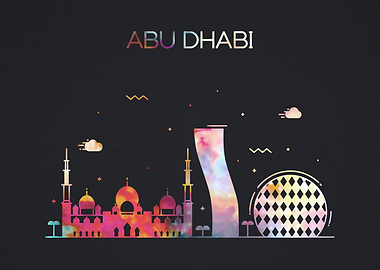Abu Dhabi City Skyline Fun