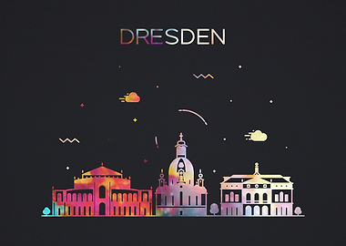 Dresden City Skyline Fun