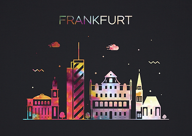 Frankfurt City Skyline Fun