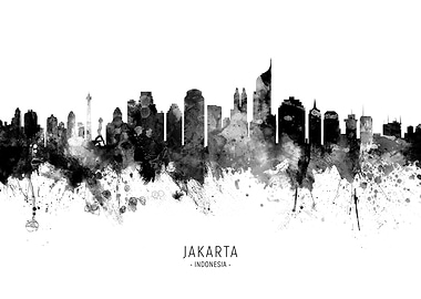 Jakarta Indonesia Skyline