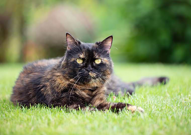 Kitten, pet, green eyes