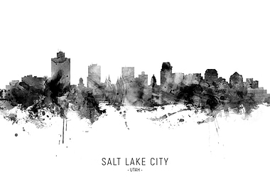 Salt Lake City Skyline