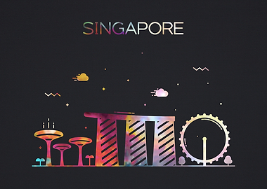 Singapore City Skyline