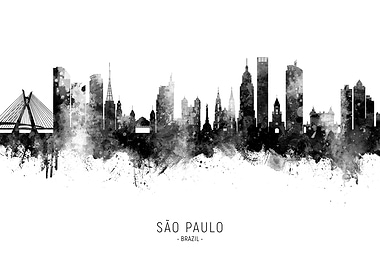 Sao Paulo Brazil Skyline
